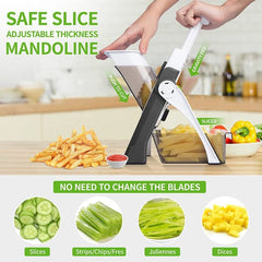 4 In 1 Vegetable Cutter Chopper Adjustable Multi-function Drum Cutter