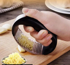 Garlic Press Rocker With Handle Stainless steel Garlic Crusher