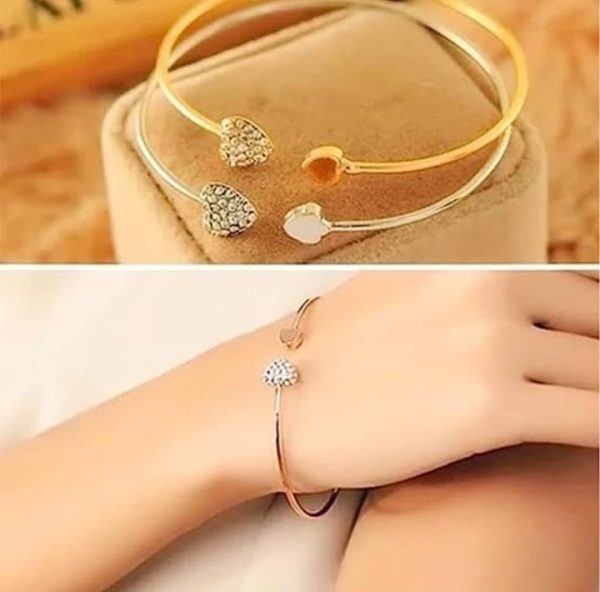 Double Hand Love Bracelet Color Rose Gold